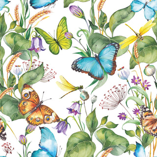 Animal Paradise, white • Lunch Napkins