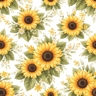 Sunflower Pattern • Lunch Napkins