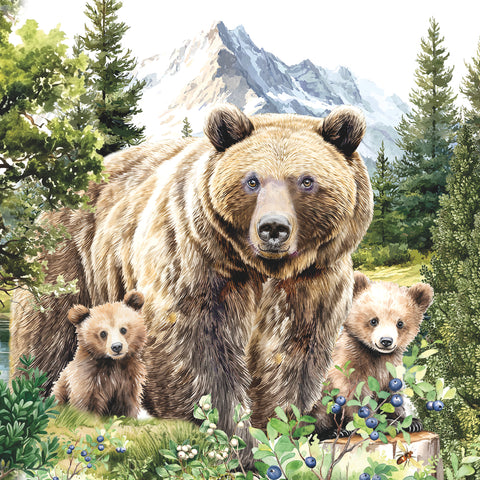 Grizzly Bears • Lunch Napkins