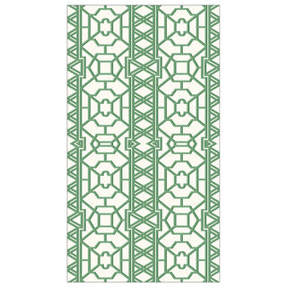 Lattice, green • Guest Towels