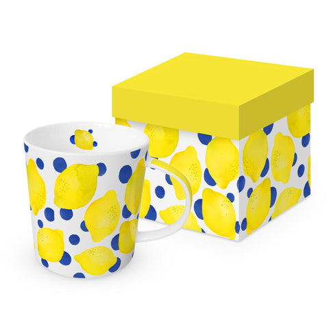 Lemon & Dots • Gift-boxed Mug