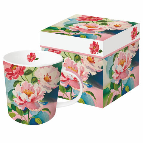 Peony Bouquet Gift-Boxed Mug