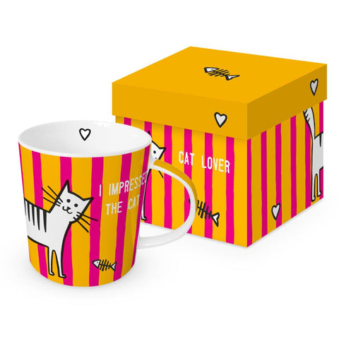 Impress the Cat, orange • Gift-boxed Mug
