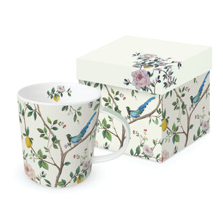 Blossom Chinoiserie, cream • Gift-Boxed Mug