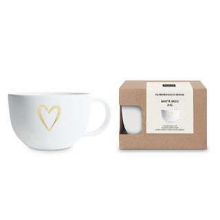 Pure Heart, gold XXL Matte Mug