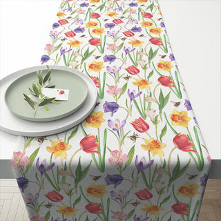 Flowers in Spring • Table Runner