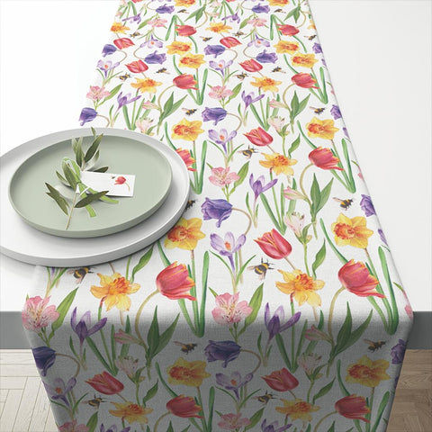 Flowers in Spring • Table Runner