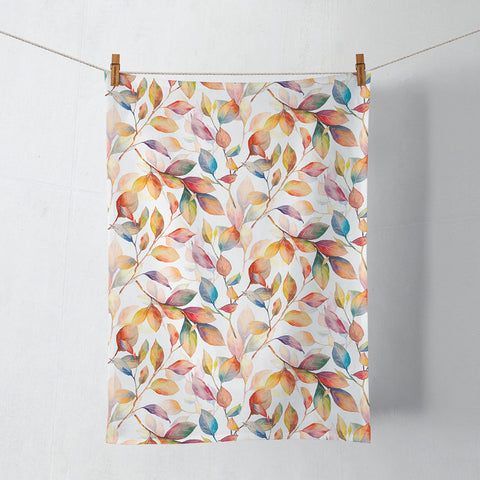Colorful Leaves • Kitchen Towel