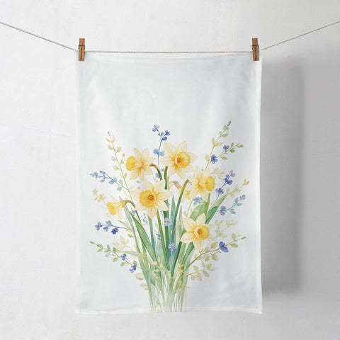 Daffodil Wildflowers • Kitchen Towel