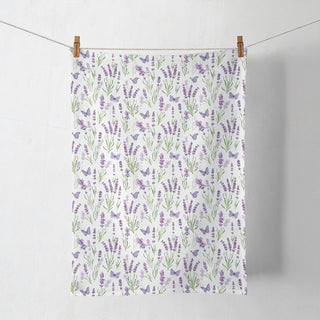 Butterfly, lavender • Kitchen Towel