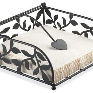 Branch, medium black • Metal Napkin Caddy (L)