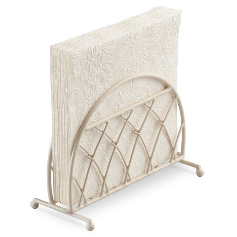 Lattice, cream • Metal Napkin Holder