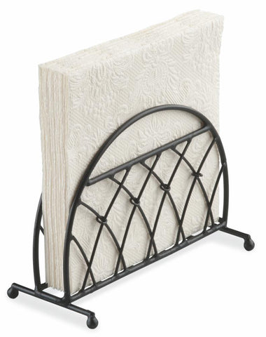 Lattice, black • Metal Napkin Holder