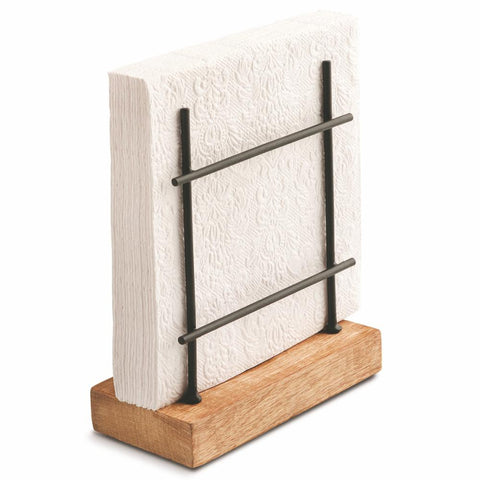 Standing Figure, black • Metal Napkin Holder