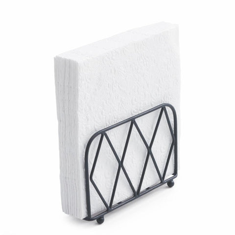 Diamond, black • Metal Napkin Holder