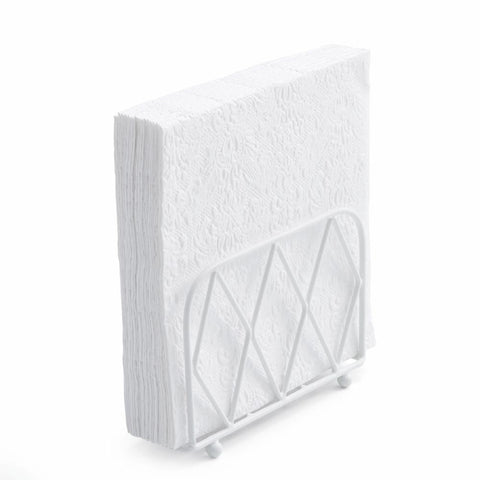 Diamond, white • Metal Napkin Holder