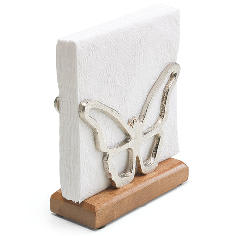 Die Cast Metal Napkin Holder • Butterfly