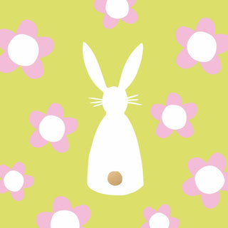 Flower Bunny • Beverage Napkin