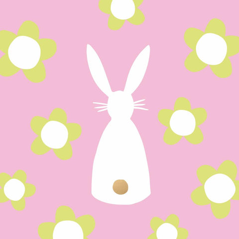 Flower Bunny, rosé • Beverage Napkin