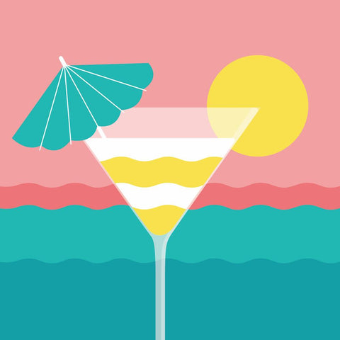 Soleil Couchant • Beverage Napkin