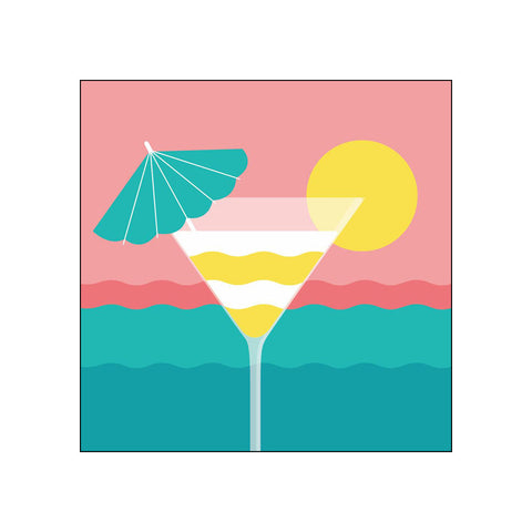 Soleil Couchant • Beverage Napkins