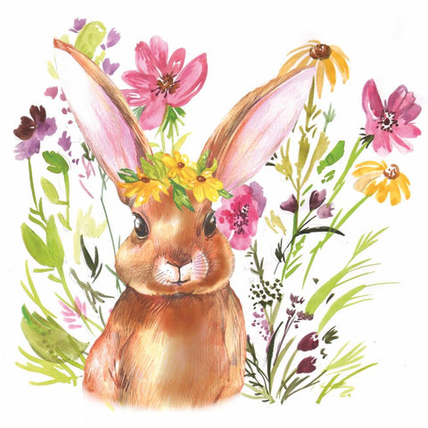 Girl Bunny • Beverage Napkins