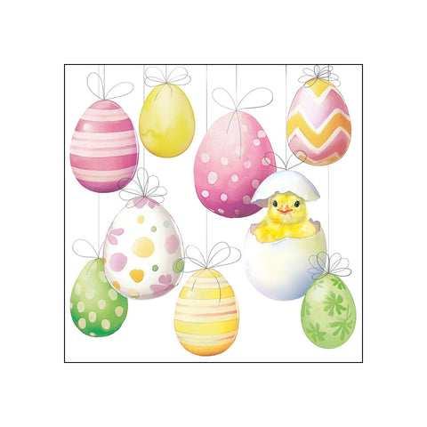 Hanging Easter Eggs • Beverage Napkins
