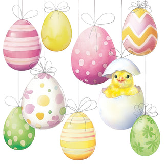 Hanging Easter Eggs • Lunch Napkins