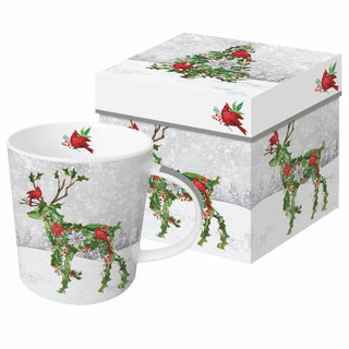 Holiday Topiary Gift-Boxed Mug