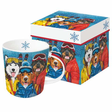 Ski Dogs • Mug, gift-boxed