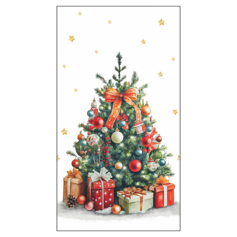 Decorated Christmas Tree • Guest Towels