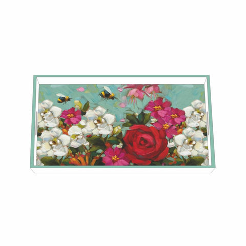 In the Garden • Wood Vanity Tray