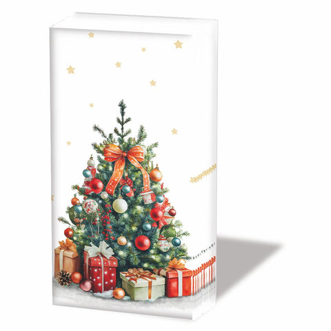 Decorated Christmas Tree • Pocket Tissues