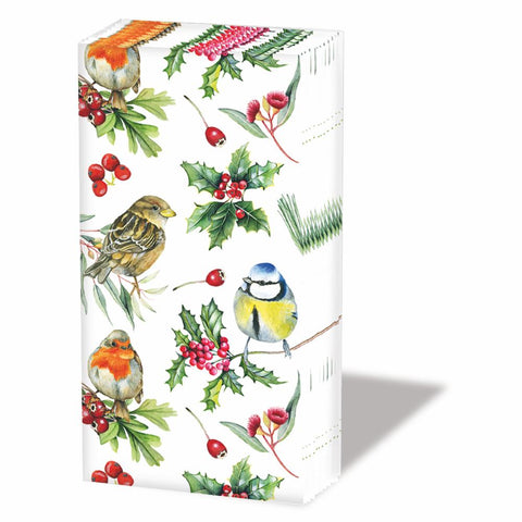 Birds in Winter • Pocket Tissues
