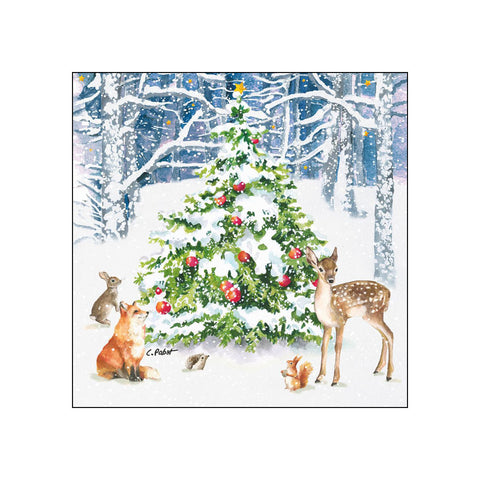 Winter Forest • Beverage Napkins