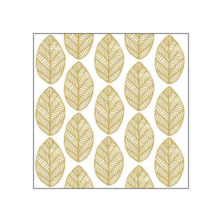 Golden Leaves • Beverage Napkins