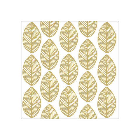 Golden Leaves • Beverage Napkins