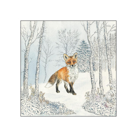Renard Hiver • Beverage Napkins