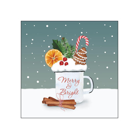 Merry & Bright • Beverage Napkins