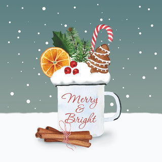 Merry & Bright Beverage Napkins