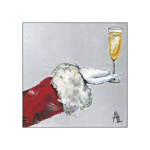 Cheers to Santa • Beverage Napkins