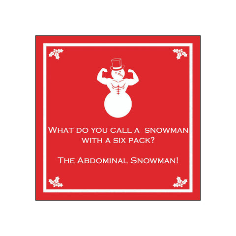 Abdominal Snowman • Beverage Napkins