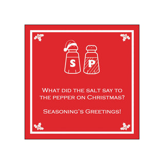 Seasoning's Greetings • Beverage Napkins