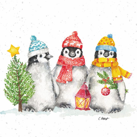 Sacred Penguins • Beverage Napkins