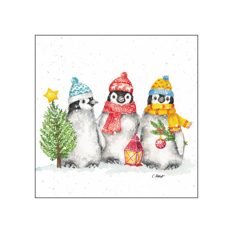 Sacred Penguins • Beverage Napkins