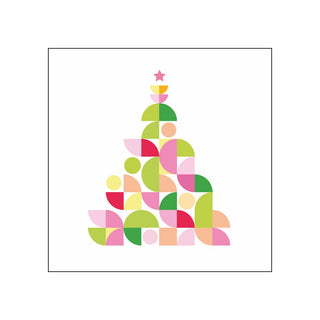 Xmas Graphic, white • Beverage Napkins