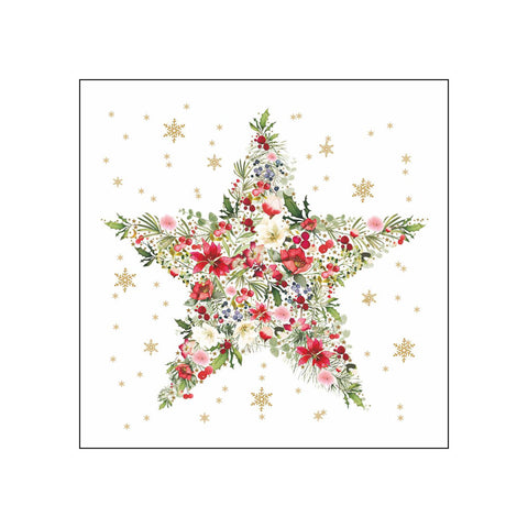 Beautiful Christmas Star • Beverage Napkins