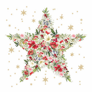 Beautiful Christmas Star • Beverage Napkins