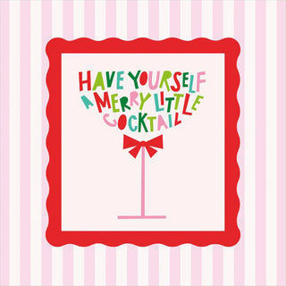 Merry Cocktail • Beverage Napkin