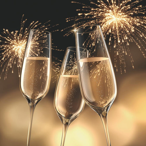 Celebration, gold • Beverage Napkins